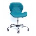 Купить Кресло офисное Invar (Инвар) хромированная база, экокожа, зеленый (02)