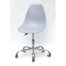 Кресло офисное Nik (Ник) хромированная база, пластик серый (35)