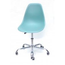 Кресло офисное Nik (Ник) хромированная база, пластик зеленый (40)