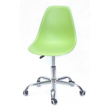 Кресло офисное Nik (Ник) хромированная база, пластик зеленый (41)