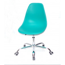 Кресло офисное Nik (Ник) хромированная база, пластик зеленый (42)