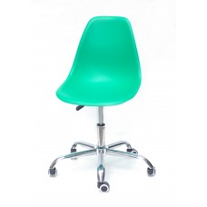 Кресло офисное Nik (Ник) хромированная база, пластик зеленый (47)
