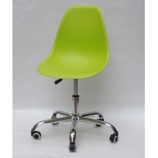 Кресло офисное Nik (Ник) хромированная база, пластик зеленый (48)