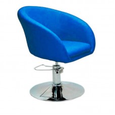 Кресло Мурат P парикмахерское синее, экокожа