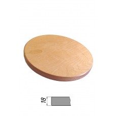 Столешница из многослойной фанеры, круглая, толщина 18 мм