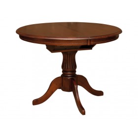 Стол деревянный круглый Анжелика d1060+330х750h каштан