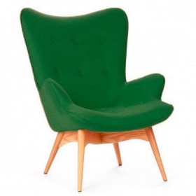 Кресло Флорино зеленое, мягкое