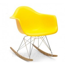 Кресло-качалка Тауэр R желтое, бук